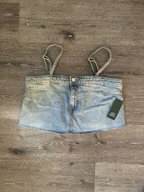 NWT Medium Wild Fable Denim‎ Jean Crop Top